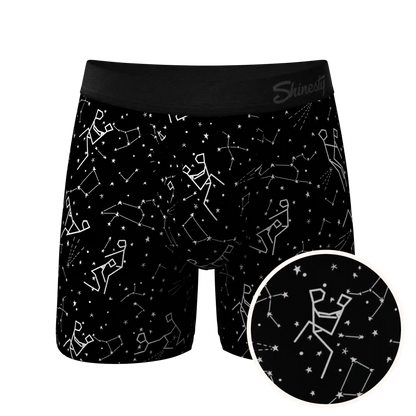 The Big Bang | Glow In The Dark Constellation Ball Hammock® Magnum Big Pouch Underwear