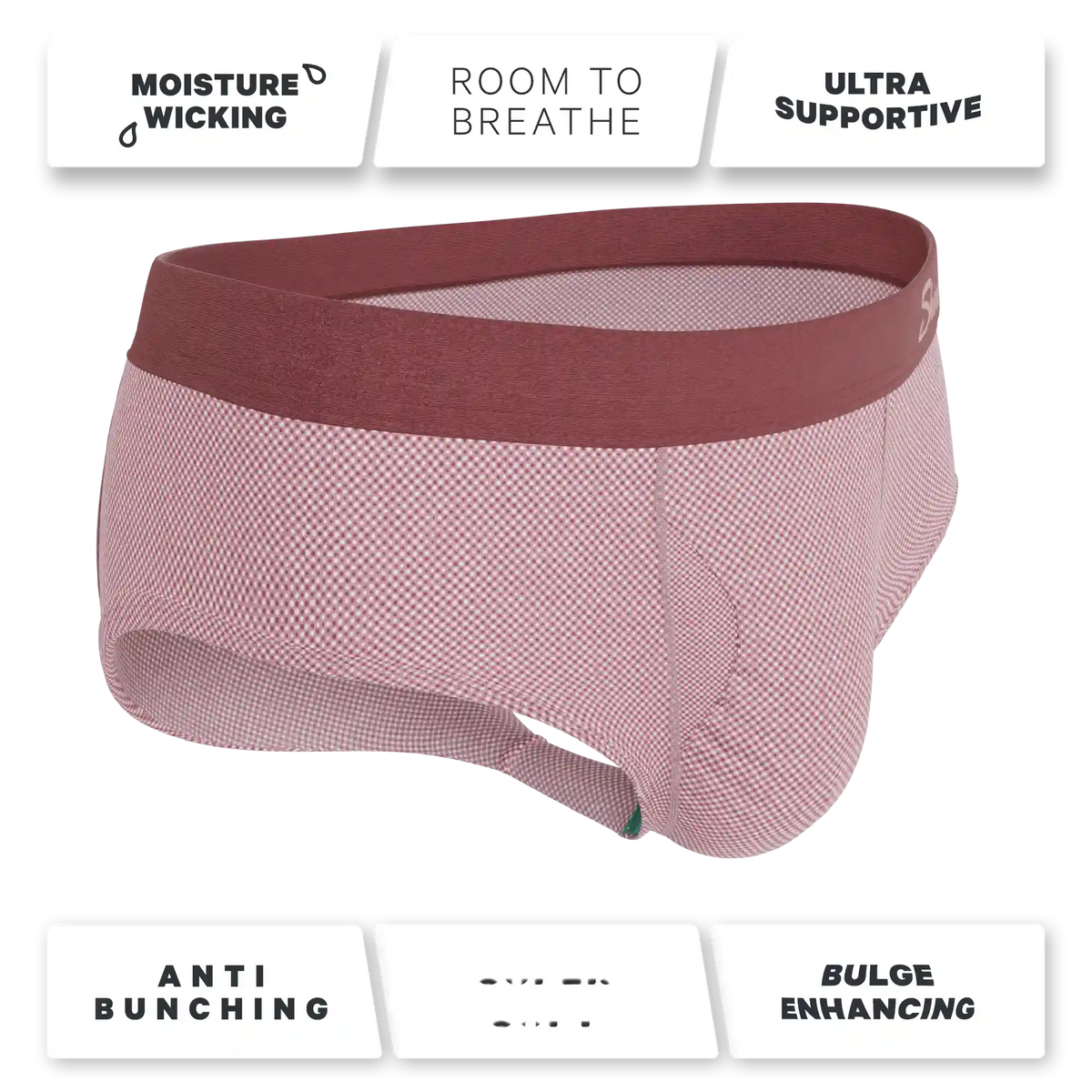 The Bell Pep | Red Chambray Ball Hammock® Pouch Underwear Briefs
