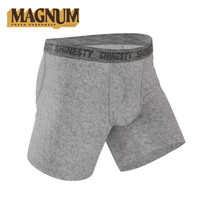 The Flintstone | Heather Grey and Black Ball Hammock® Magnum Big Pouch Underwear