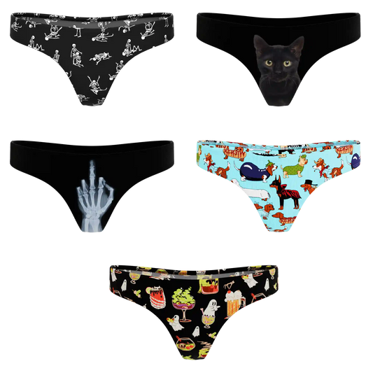The Halloweird | MicroModal Thong 5 Pack