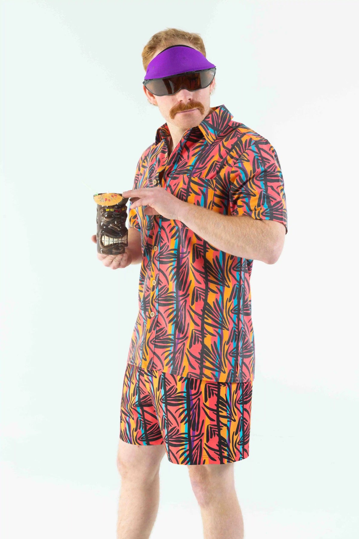 The Bay Breeze | Tropical Neon Hawaiian Shirt