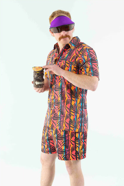 The Bay Breeze | Tropical Neon Hawaiian Shirt