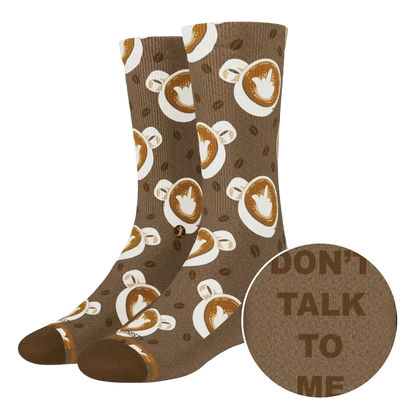 The Caf-fiend | Coffee Heel Hammock™ Crew Socks