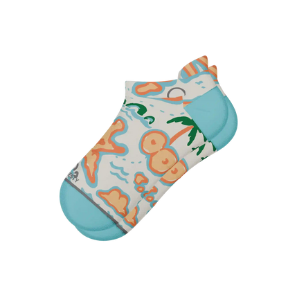 The Pirate's Booty | Naughty Map Heel Hammock™ Ankle Socks