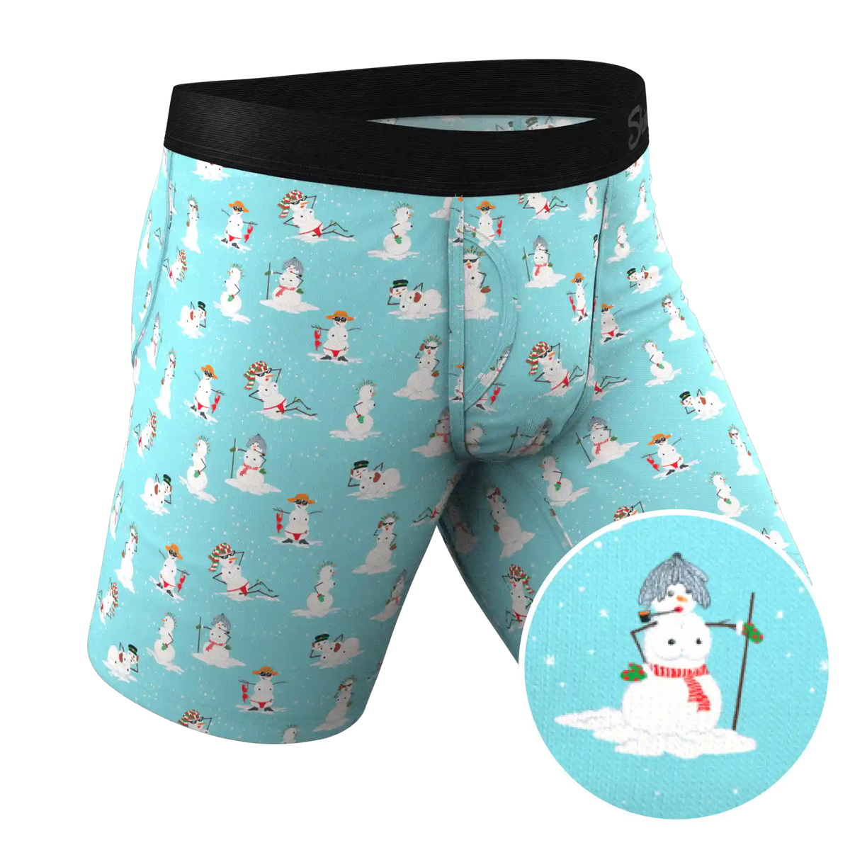 The Frosty Mistress | Snow Women Ball Hammock® Boxer - Long Leg