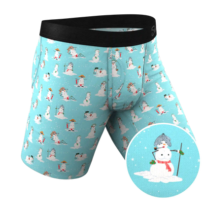 The Frosty Mistress | Snow Women Ball Hammock® Boxer - Long Leg