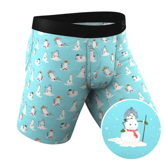 The Frosty Mistress | Snow Women Ball Hammock® Boxer - Long Leg