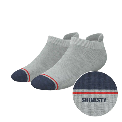 The Pebble | Grey Heel Hammock™ Ankle Socks
