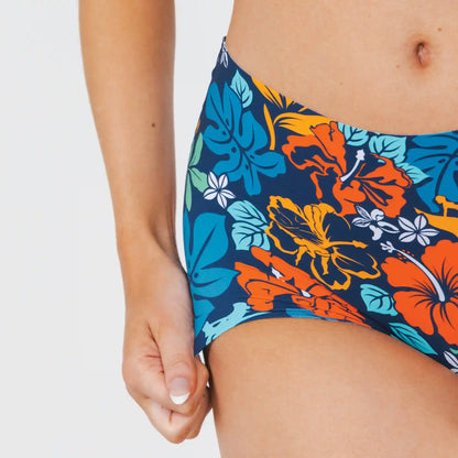 The Get Lei'd | Naughty Tropical Women’s Seamless Boyshort