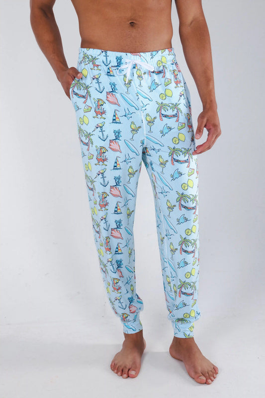 The Boat Drinks | Shinesty x Margaritaville® SleepDeep™ Men’s Pajama Joggers