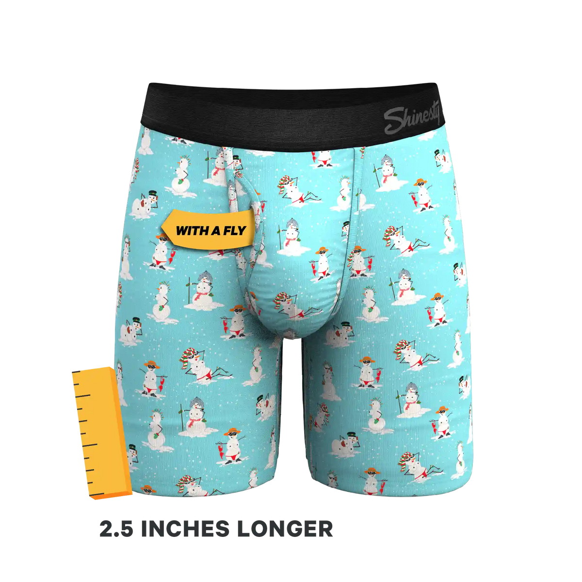 The Frosty Mistress | Snow Women Ball Hammock® Boxer - Long Leg