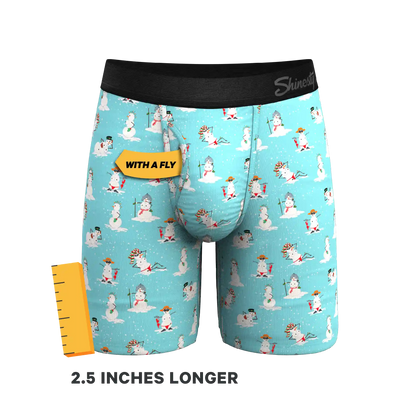 The Frosty Mistress | Snow Women Ball Hammock® Boxer - Long Leg