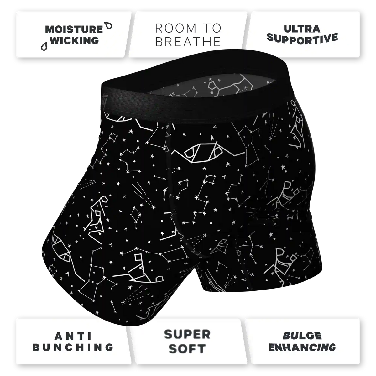 The Big Bang | Glow In The Dark Constellation Ball Hammock® Pouch Underwear