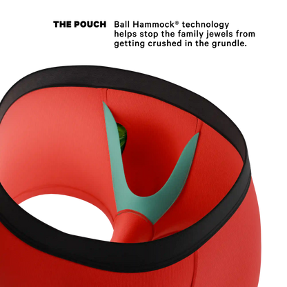 The Picante | Chili Pepper Ball Hammock® Pouch Trunks Underwear