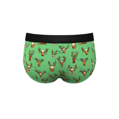 The Blitzened | Reindeer Beer Ball Hammock® Pouch Underwear Briefs