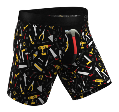 The Tool Belt | Hammer and Tools Ball Hammock® Boxer - Long Leg