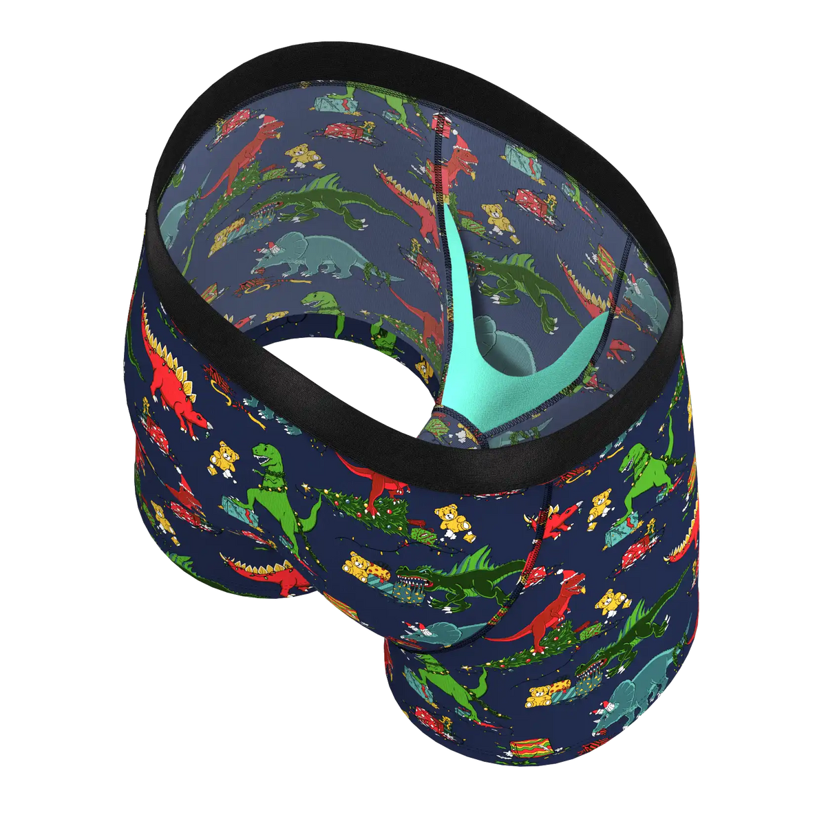 The T-Rexmas | Christmas Dinosaur Youth Boxer Briefs