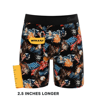The Declaration | Americana Eagles Ball Hammock® Boxer - Long Leg