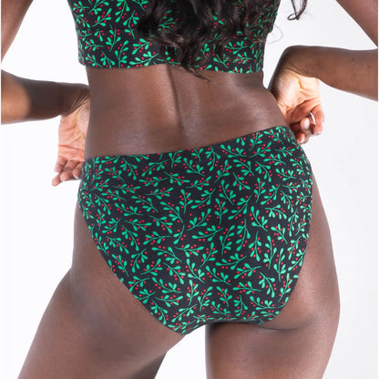 The Kiss Me There | Mistletoe Bikini Underwear
