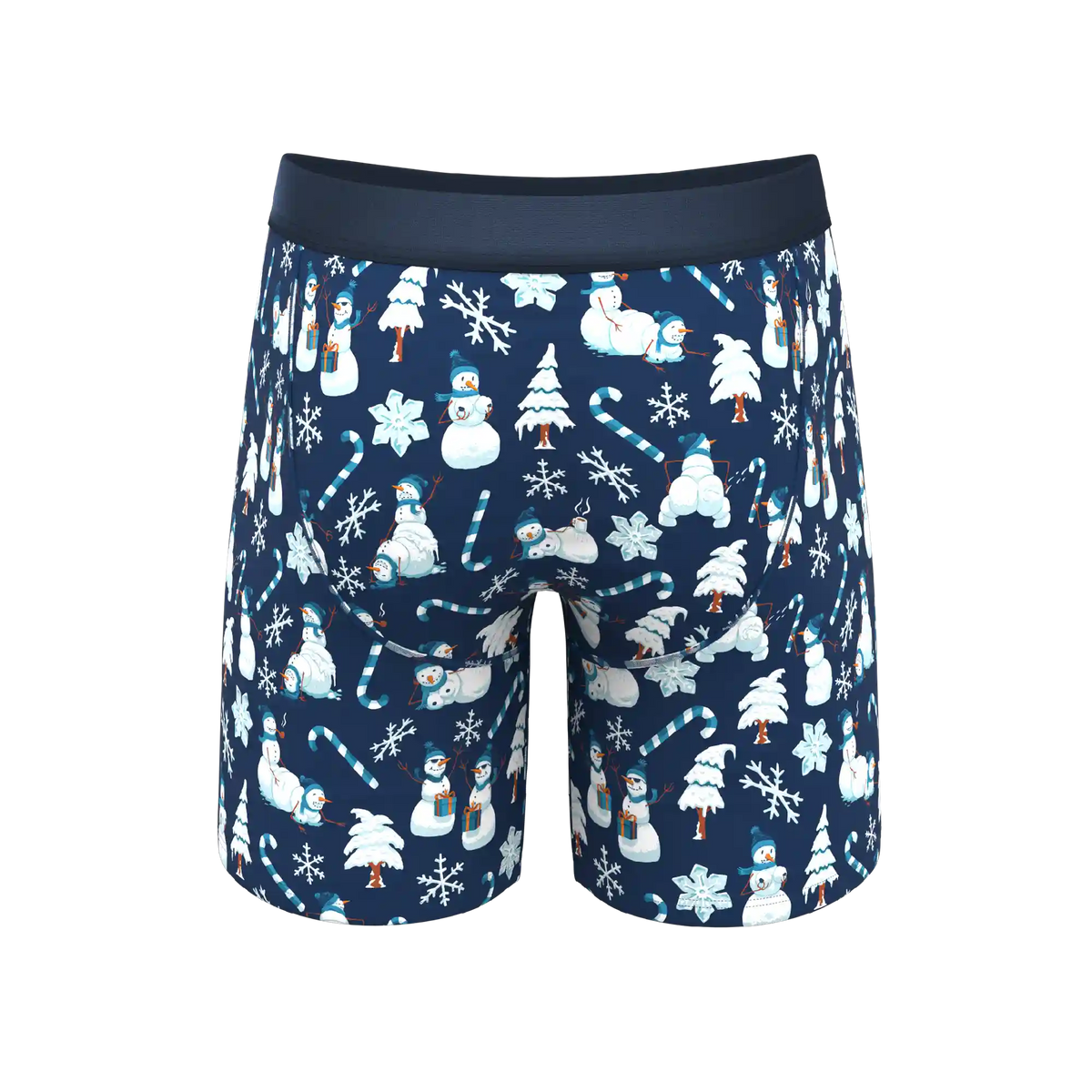 The Big Blizzard | Naughty Snowmen Ball Hammock® Boxer - Long Leg