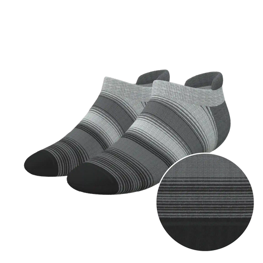 The Static Channel | Stripe Heel Hammock™ Ankle Socks