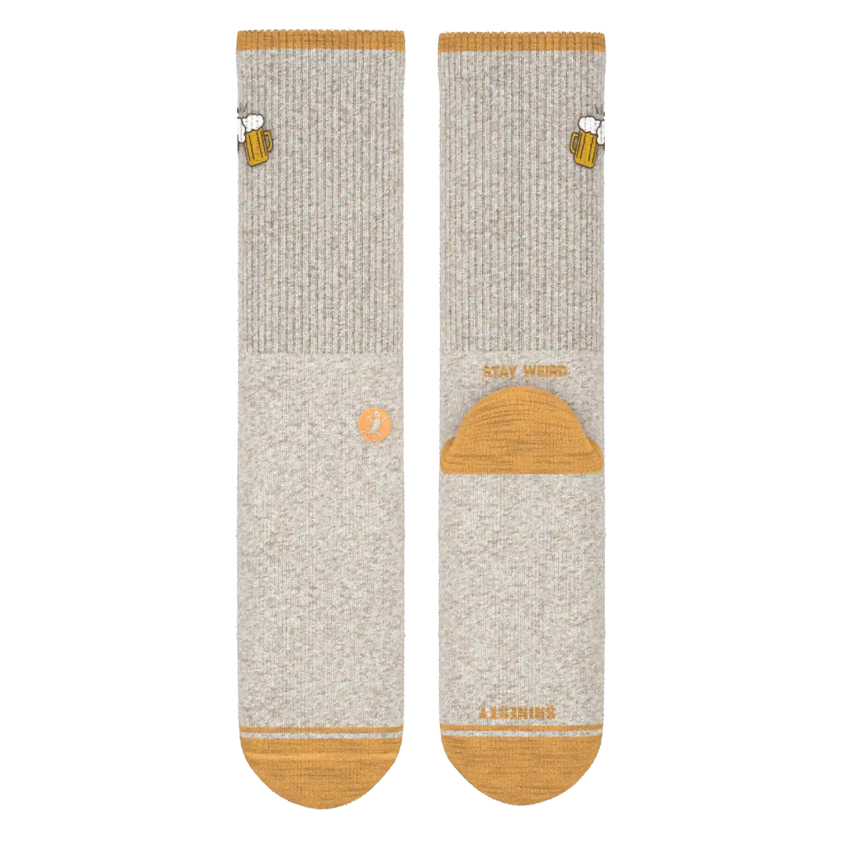 The Brewski | Beer Heel Hammock™ Crew Socks