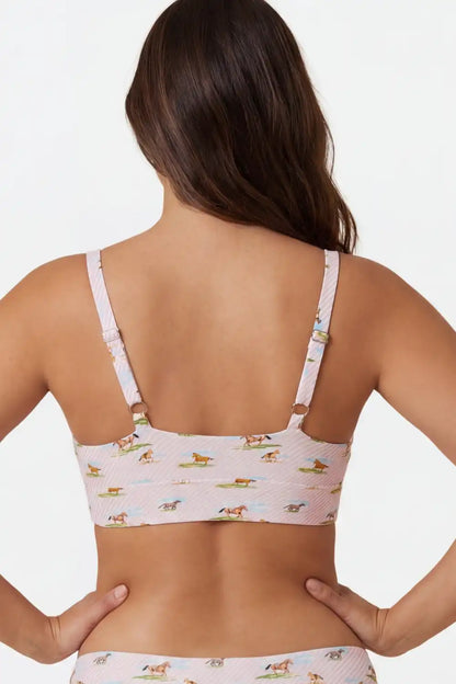 The Supreme Steed | Derby Horses Boob Hammock™ Plunge Bralette