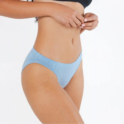 The Chambray All Day | Blue Chambray Modal Bikini Underwear
