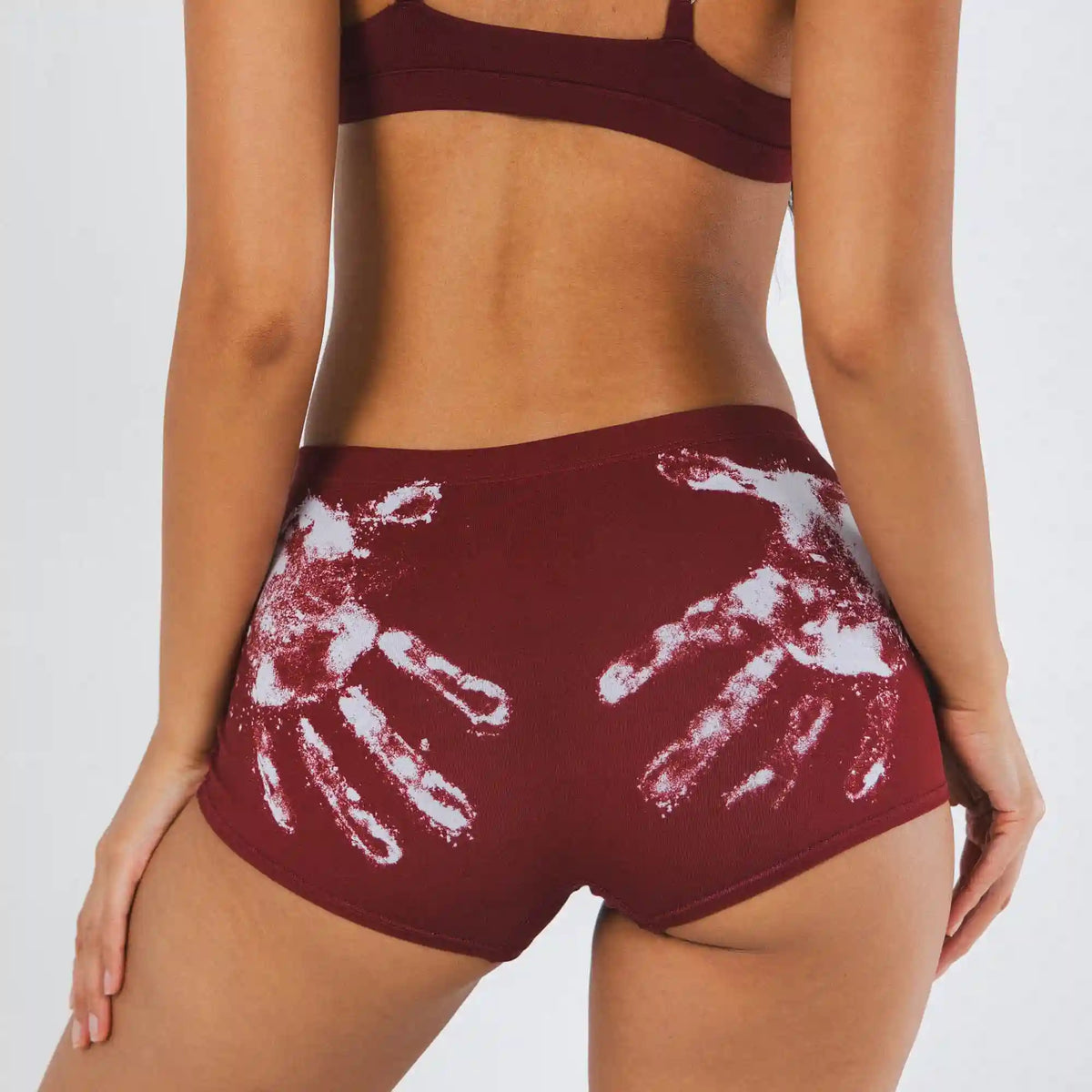 The Sous Chef | Flour Hand Print Modal Boyshort Underwear