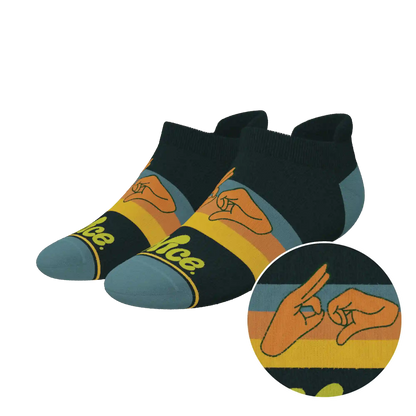 The Wine Dine & 69 | Route 69 Heel Hammock™ Ankle Socks