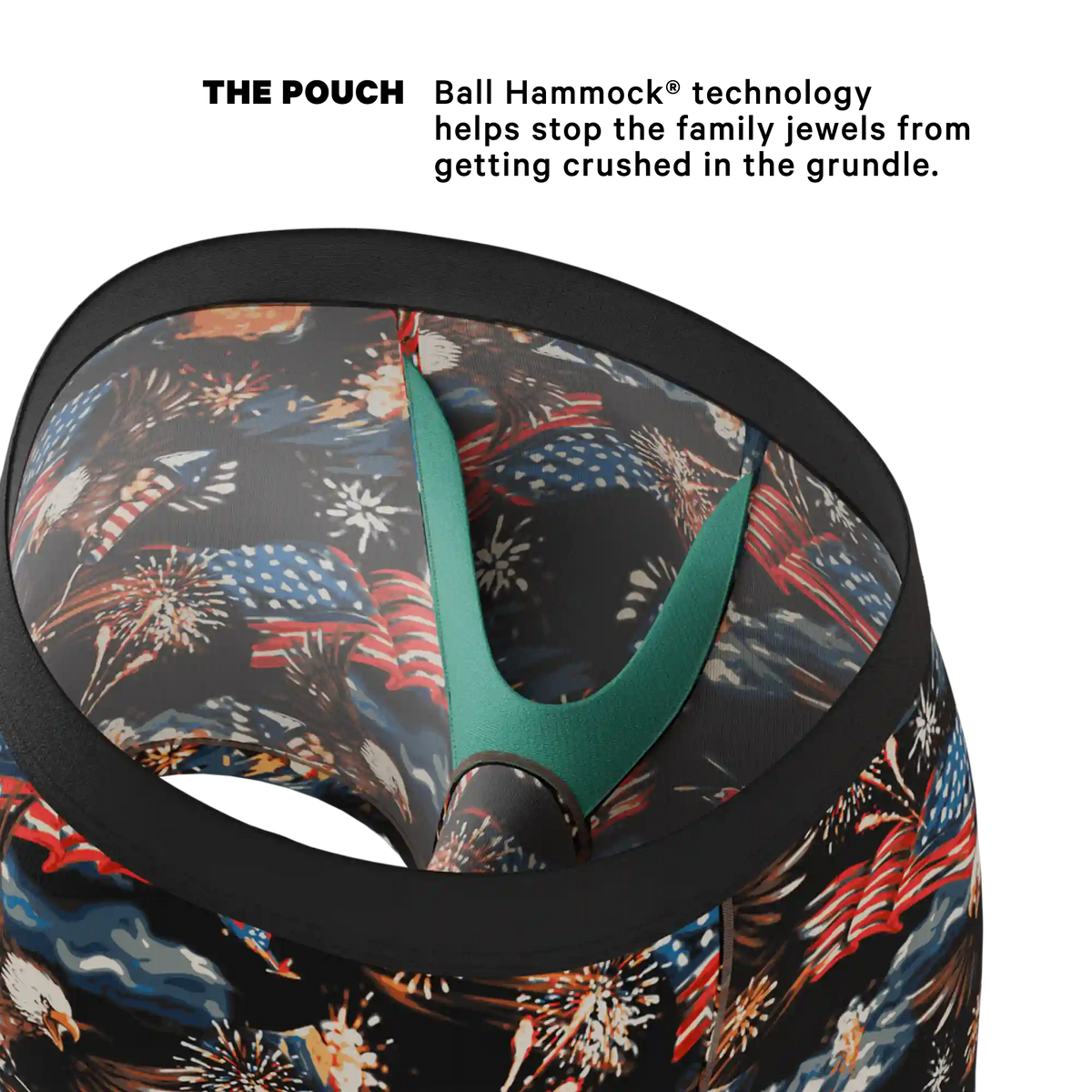 The Declaration | Americana Eagles Ball Hammock® Pouch Underwear