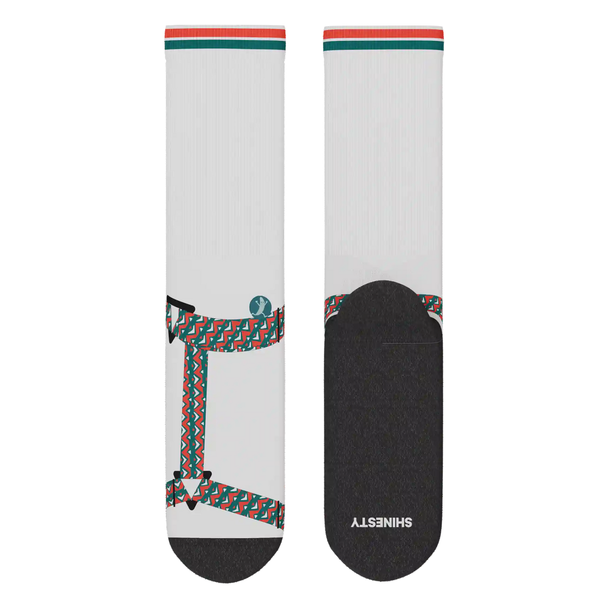 The Faux Pas | Velcro Sandal Heel Hammock™ Crew Socks