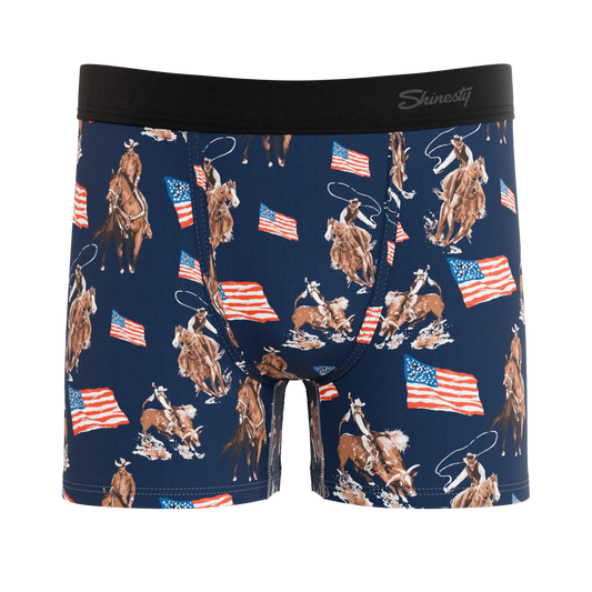 The Bootstraps & Chaps | Americana Cowboy Youth Boxer Briefs