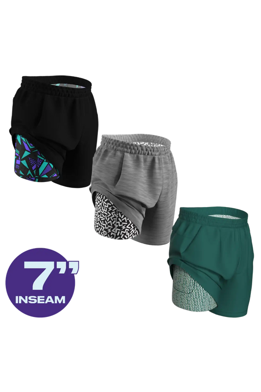 The PR | Ball Hammock® 7 Inch Athletic Shorts 3 Pack