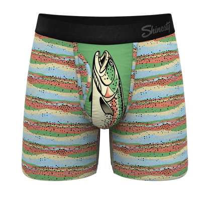 The Trout Of The Blue | Trout Skin Ball Hammock® Pouch Underwear With Fly