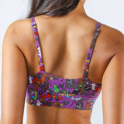 The Wet Nightmare | Halloween Characters Boob Hammock™ Scoop Bralette