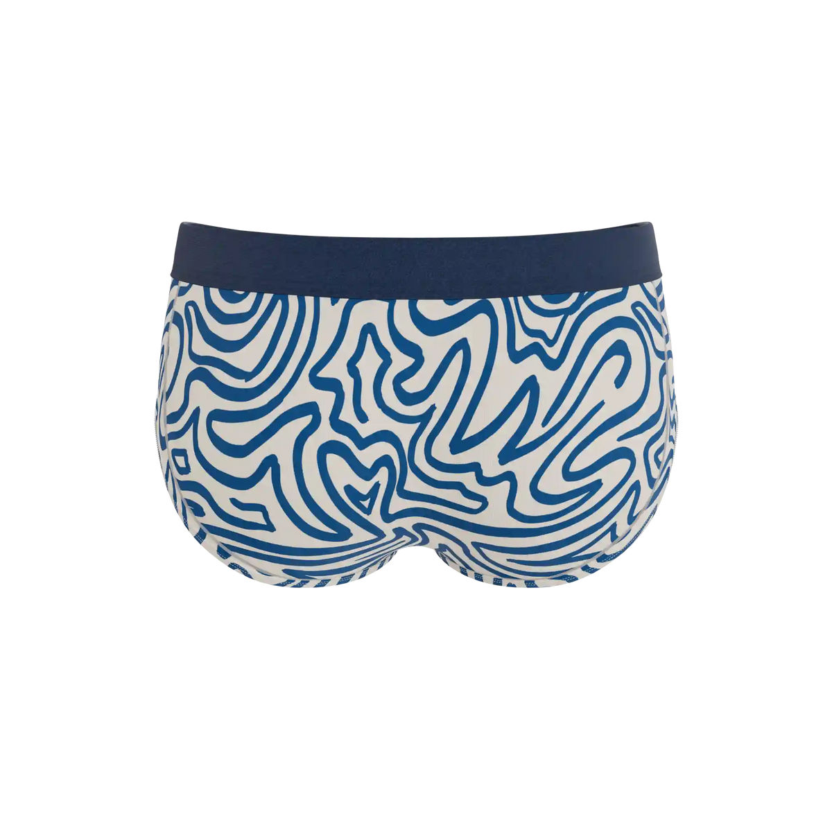 The Rio Grande | Abstract Navy Line Ball Hammock® Pouch Underwear Briefs