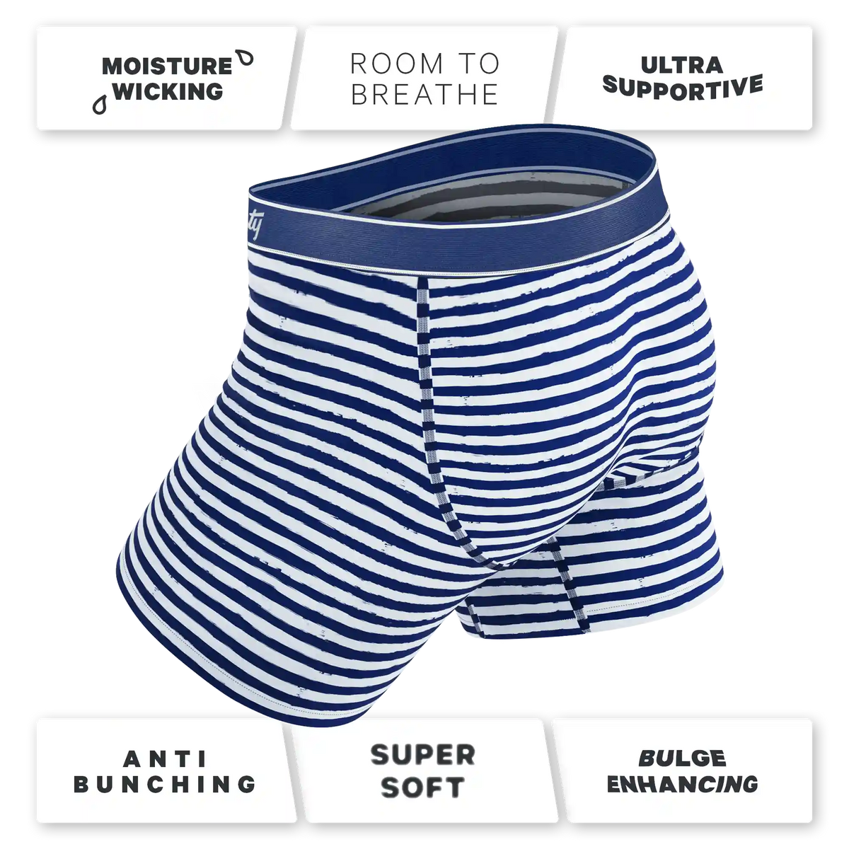 The Sailor | Nautical Stripe Ball Hammock® Pouch Underwear