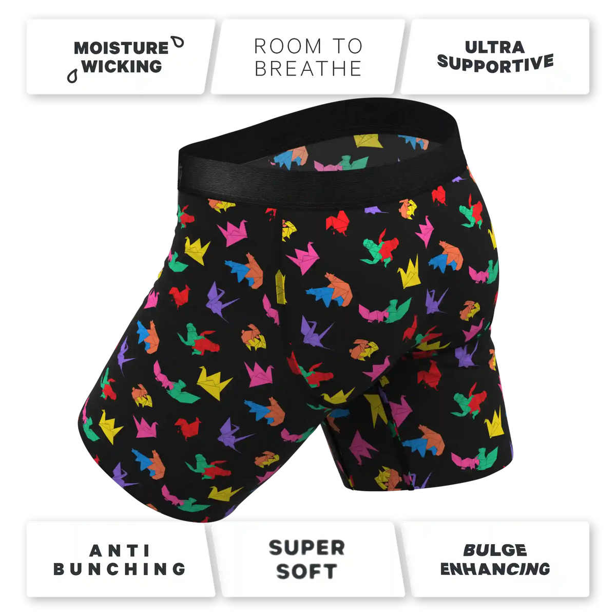 The Fold Fashioned | Origami Ball Hammock® Boxer - Long Leg