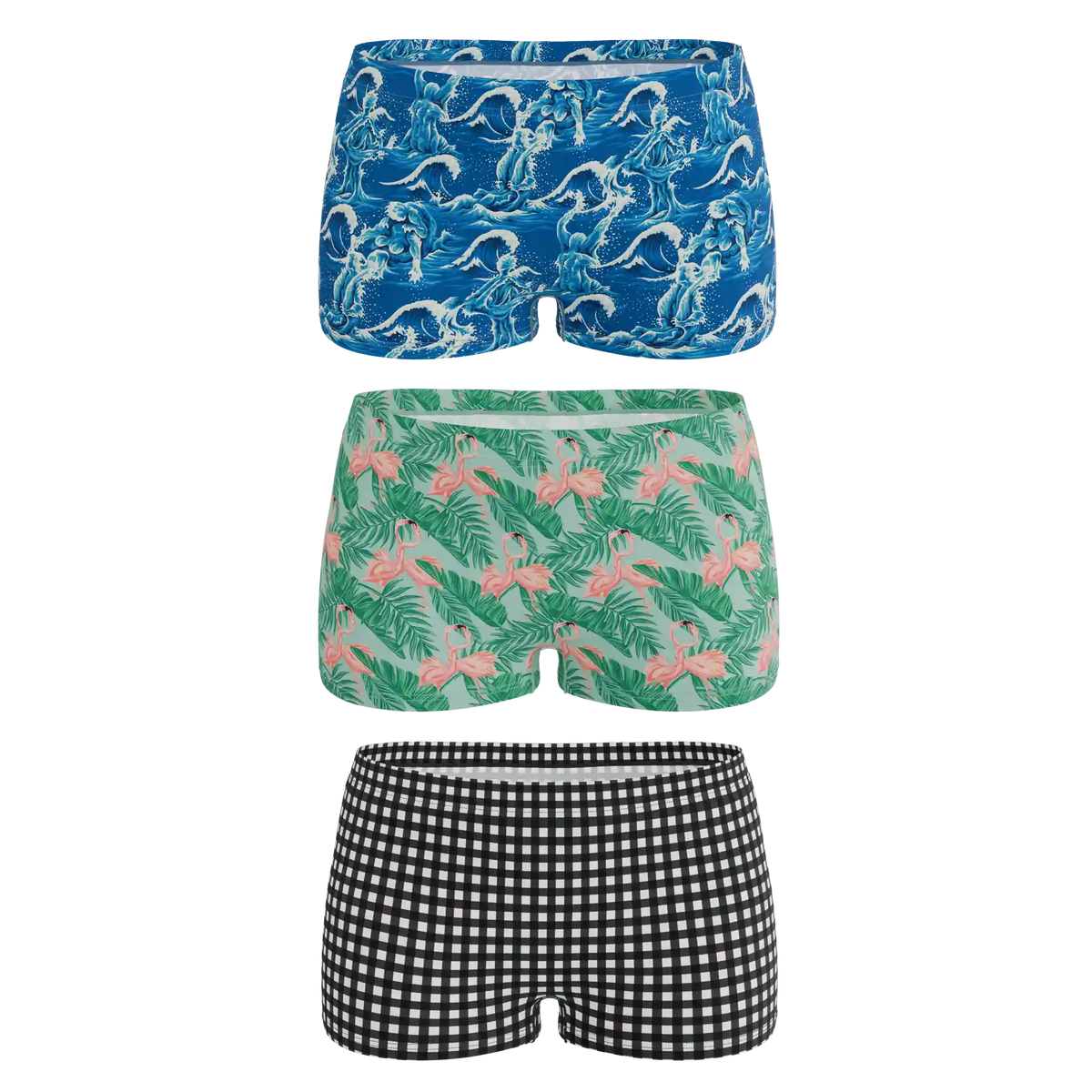The Wet & Wild | Boyshort Underwear 3 Pack