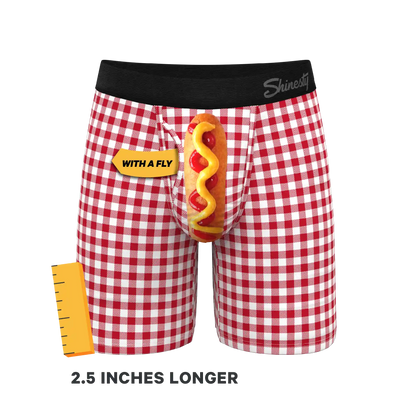 The Hot Diggity | Corn Dog Ball Hammock® Boxer - Long Leg