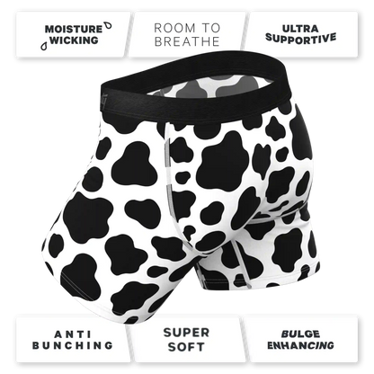 The Milk Me | Cow Print Ball Hammock® Pouch Underwear