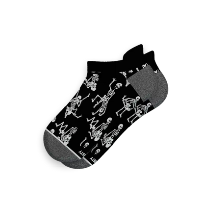The Bare Back Bones | Skeletons Heel Hammock™ Ankle Socks