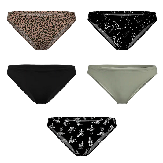 The Historical Bests | Bikini Underwear 5 Pack