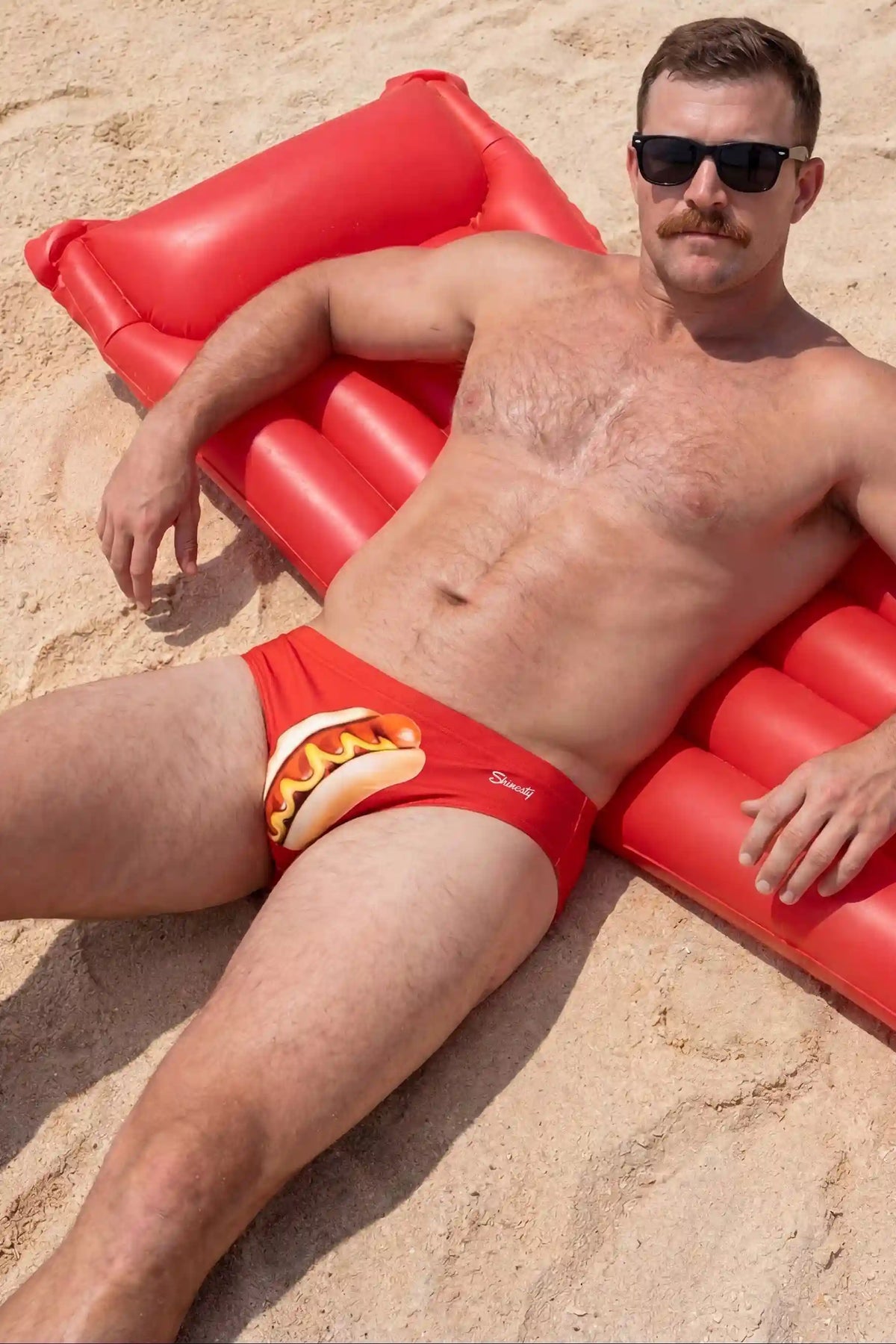 The Mouthful | Hot Dog Ball Hammock® Pouch Swim Briefs