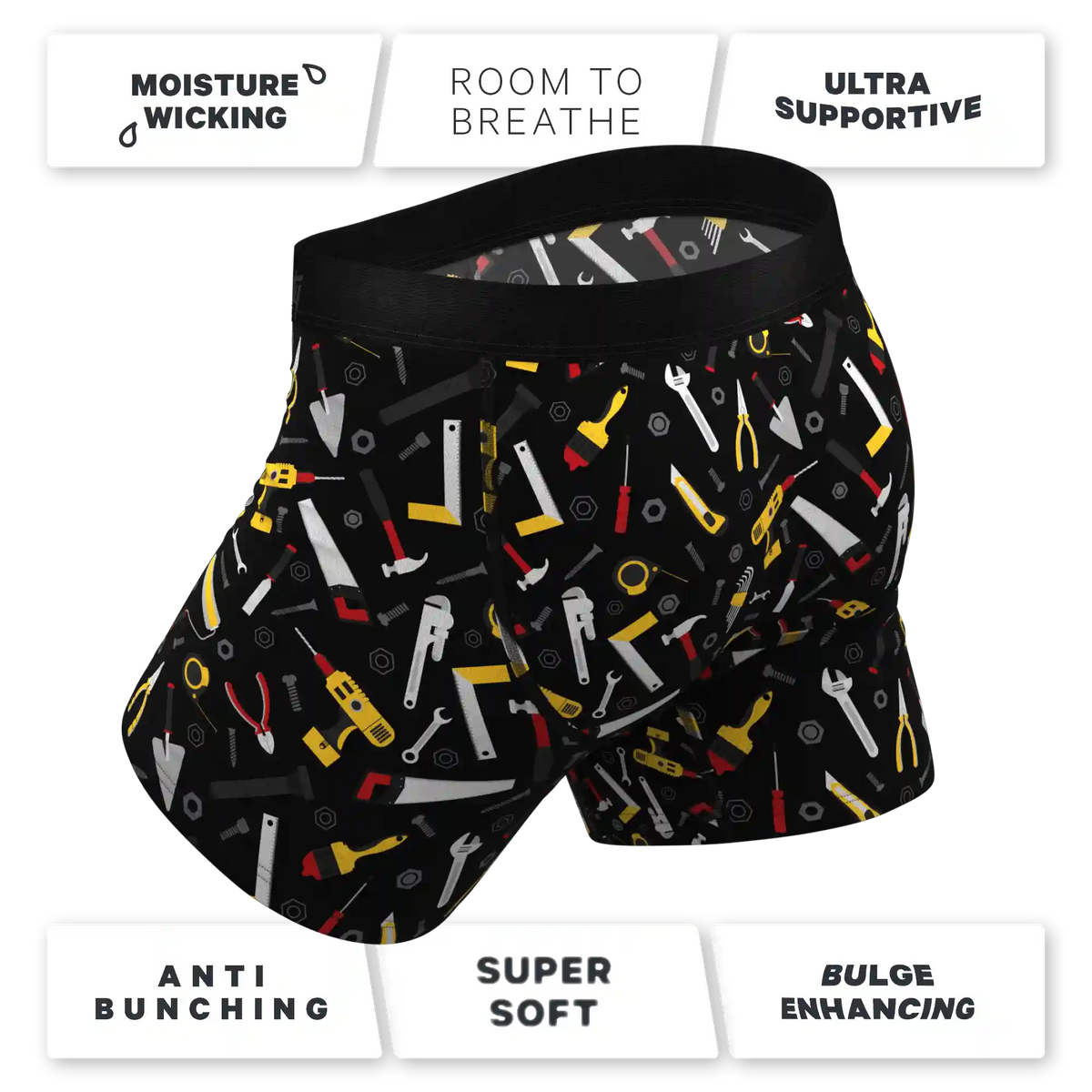The Tool Belt | Hammer and Tools Ball Hammock® Pouch Underwear With Fly