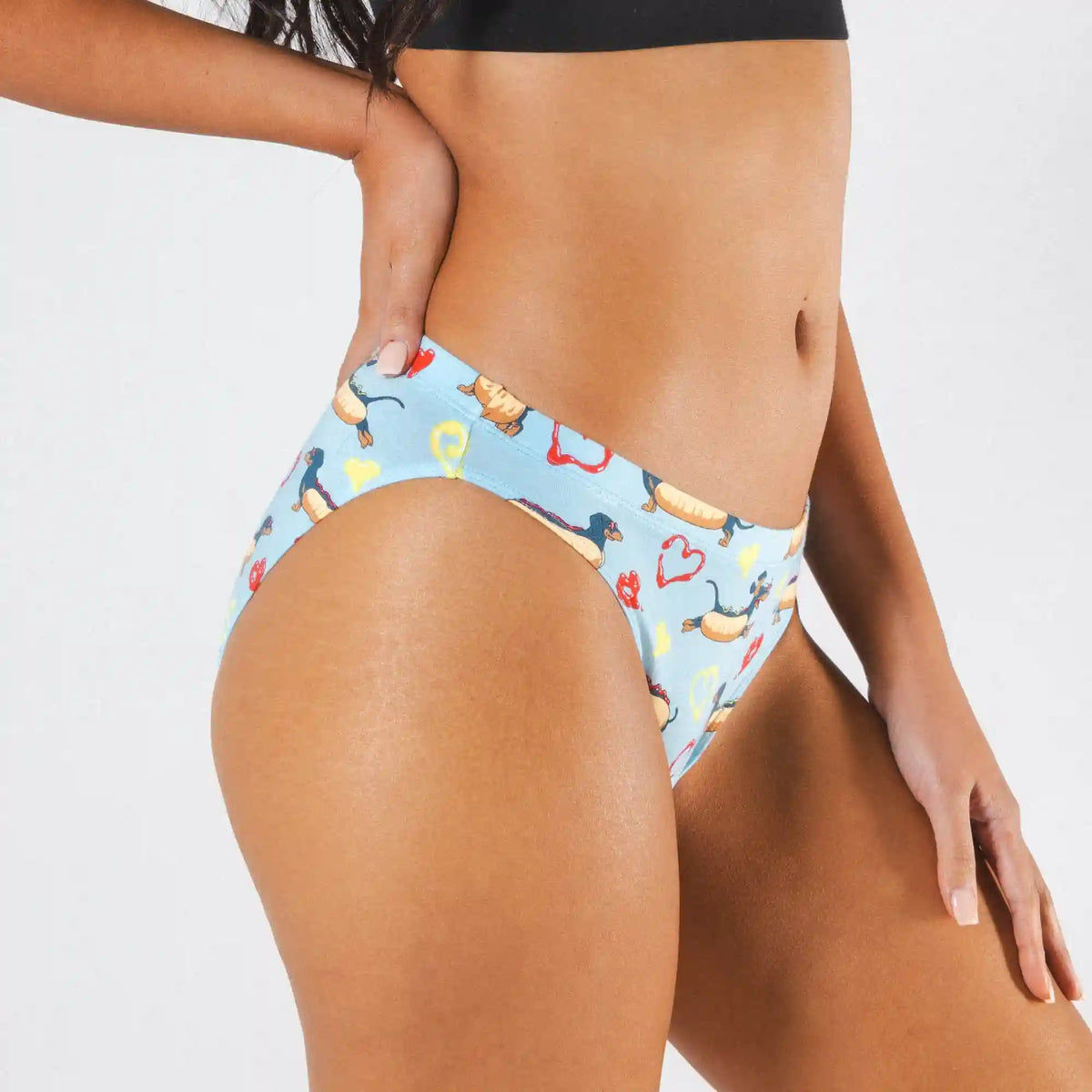 The Lovely Wiener | Wiener Dogs Modal Bikini Underwear