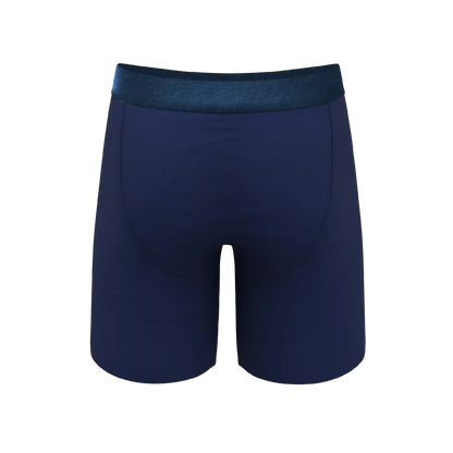 The Navy Jones | Tonal Navy Ball Hammock® Boxer - Long Leg