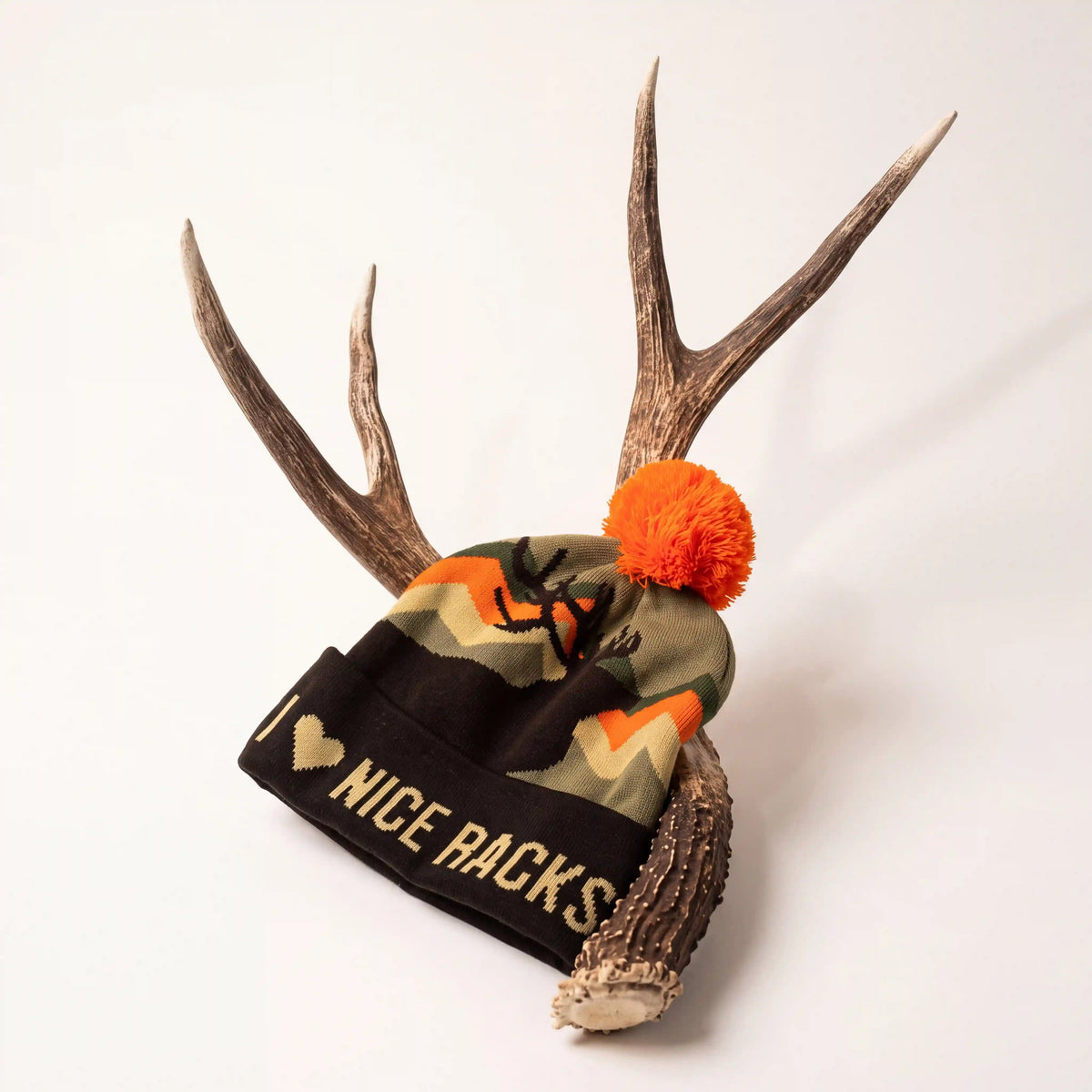 The I Love Nice Racks | Deer Hunting Ski Beanie