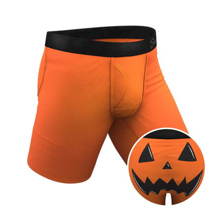 The Good Gourd | Jack O Lantern Ball Hammock® Boxer - Long Leg